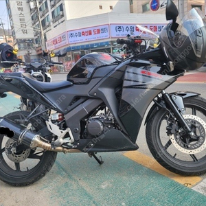 새상품 MSX125 CBR125 전용 튜닝머플러 풀배기 판매합니다