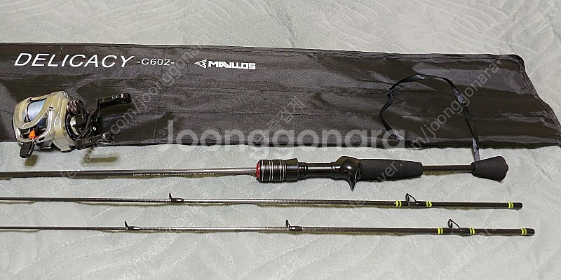 베이트피네스 세트 (602UL/L 로드 + 좌핸들 베이트릴 + 기타 소품들)--1