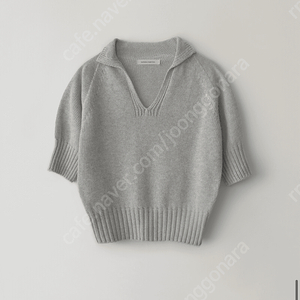 낫띵리튼 Cotton polo pullover (Gray)