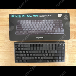 로지텍 mechanical mini 키보드 갈축