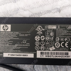 hp파빌리온 노트북용 전원어뎁터 19v 4.74a