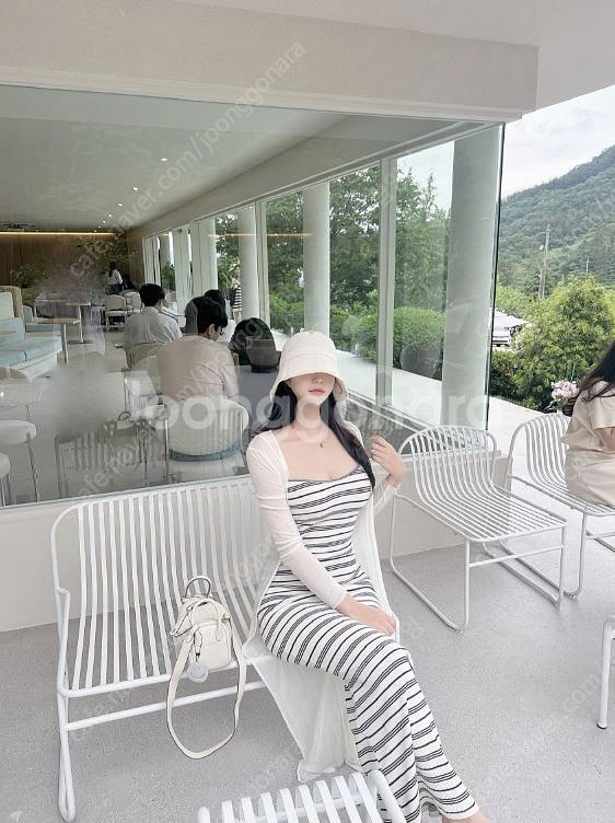 로제드유 스트라이프 데일리 맥시 롱 ops 강추--2