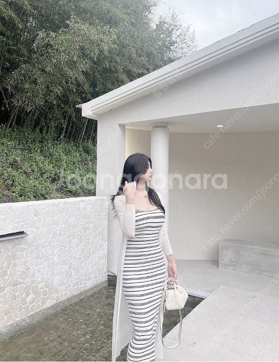로제드유 스트라이프 데일리 맥시 롱 ops 강추--3