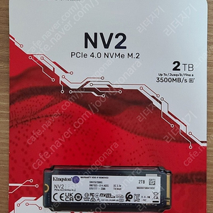 킹스톤 NV2 PCie 4.0 NVMe M.2 2TB SSD