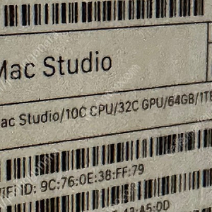 m1max 엠원 맥스 맥스튜디오 애플 데스크탑 일체형 최고급형 ram64g 판매