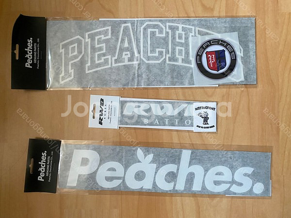 [미개봉] 피치스 정품 스티커 데칼 팝니다 Peache...--1