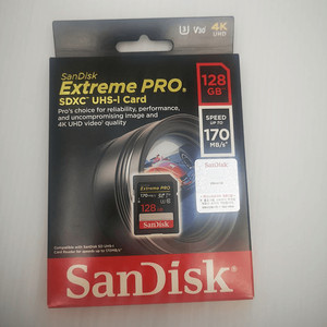 산디스크 메모리카드 익스트림 프로 UHS-I 128GB extream pro