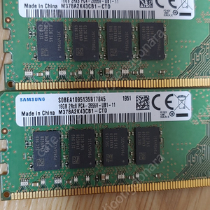 삼성 ddr4 pc4-2666 16기가 2개