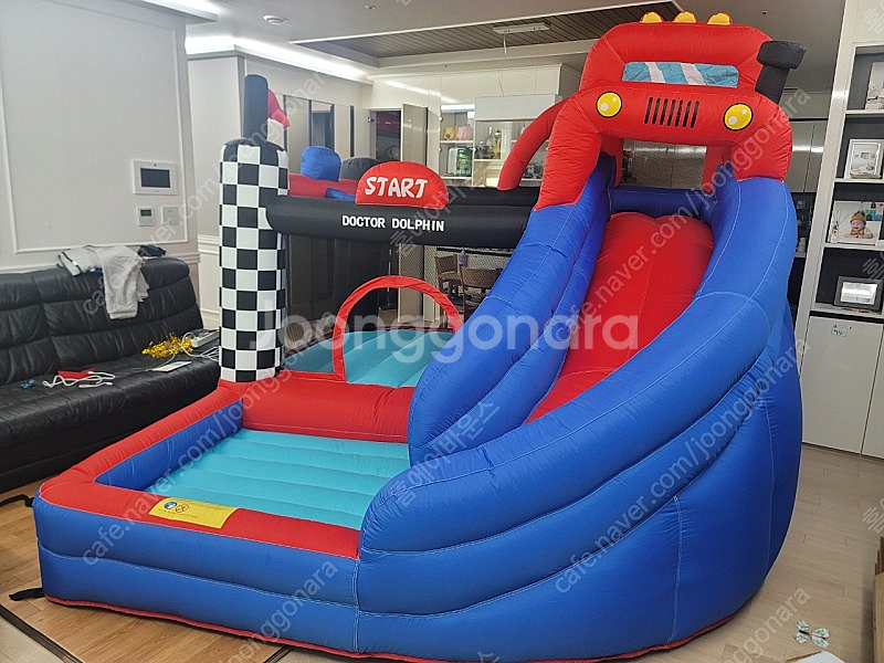 에어바운스 레이싱 팝니다. 송풍기포함--0