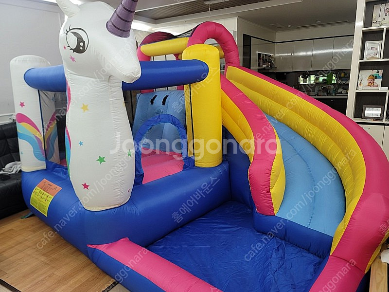 에어바운스 유니콘 팝니다. 송풍기포함--0