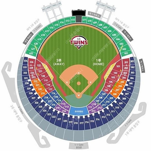 LG트윈스vs기아 71(토) 3루 테이블석양도