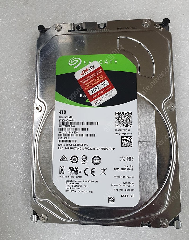 Seagate BarraCuda ST4000DM004 ... | HDD/SSD/ODD | 중고나라