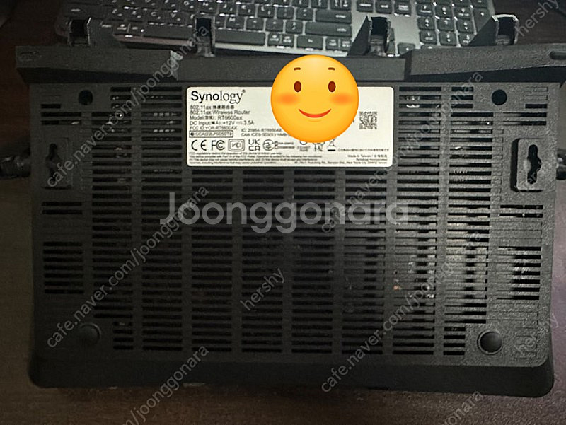 synology 공유기 RT6600 ax 33만원에 모십니다.--4