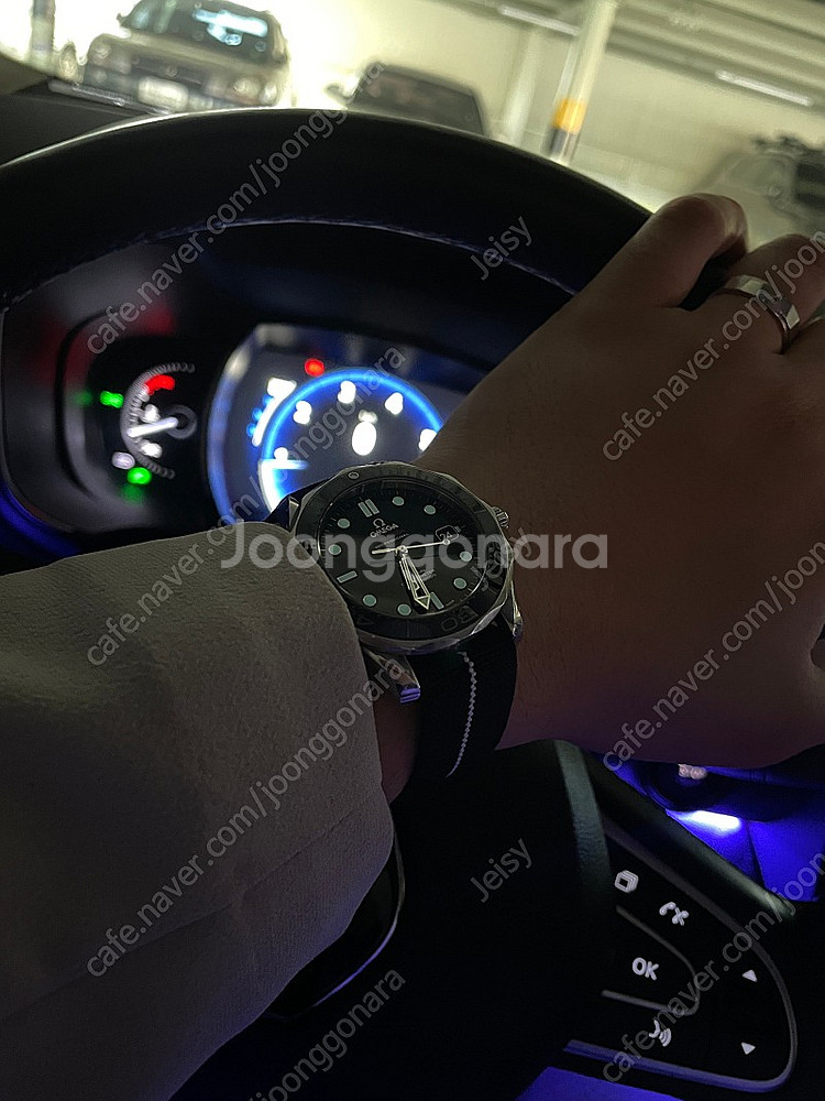 오메가 씨마스터 300 검판 오토--8