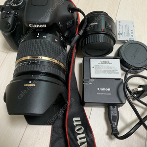 캐논 600d + 탐론 17-55mm + 50mm + 베터리2개 + 충전기 포함