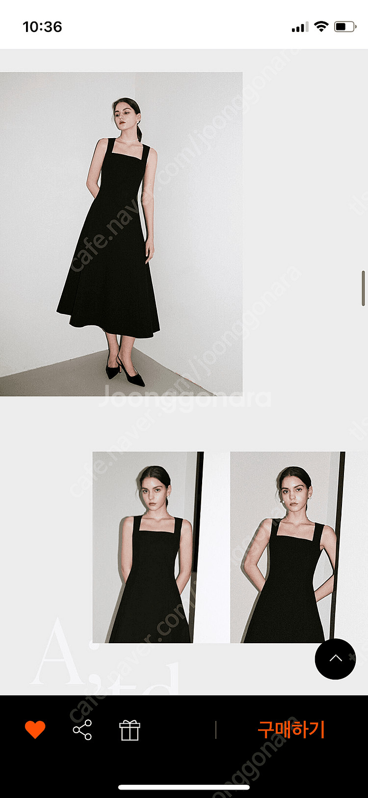 A;TD 아티드 블랙 롱원피스 팔아요 (m 사이즈 )--1