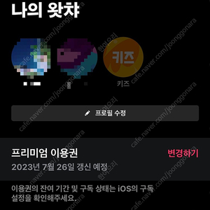 왓챠 프리미엄 11개월