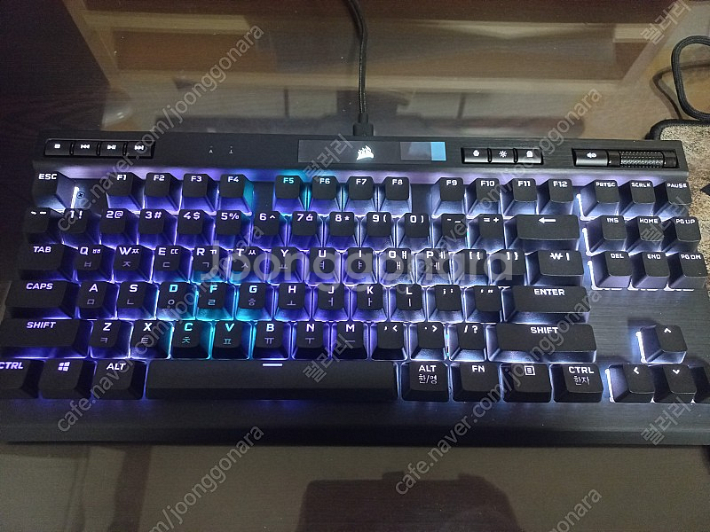 커세어 k70 tkl 게이밍 키보드, sabre 마우스...--4