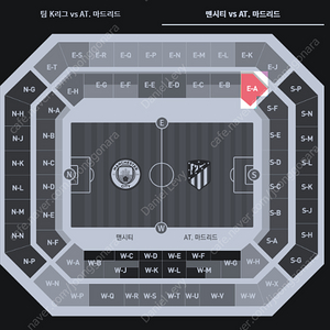 쿠팡플레이_맨시티 VS AT마드리드 1등석C_코너라인 부근2연석