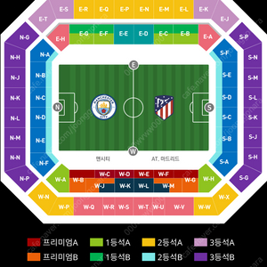 맨시티 ATM 축구 경기 2연석 판매해요