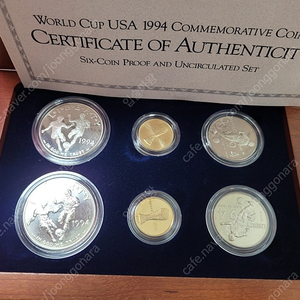 1994년 미국 월드컵 금은동화 기념주화세트 판매합니다