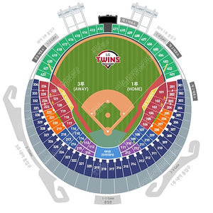 7/1 (토) lg 트윈스 vs 기아 1루 네이비 312 통로 2연석 잠실야구장