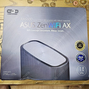 아수스 ASUS ZenWiFi AX6600 XT8 공유기 택포 18만원에 팝니다