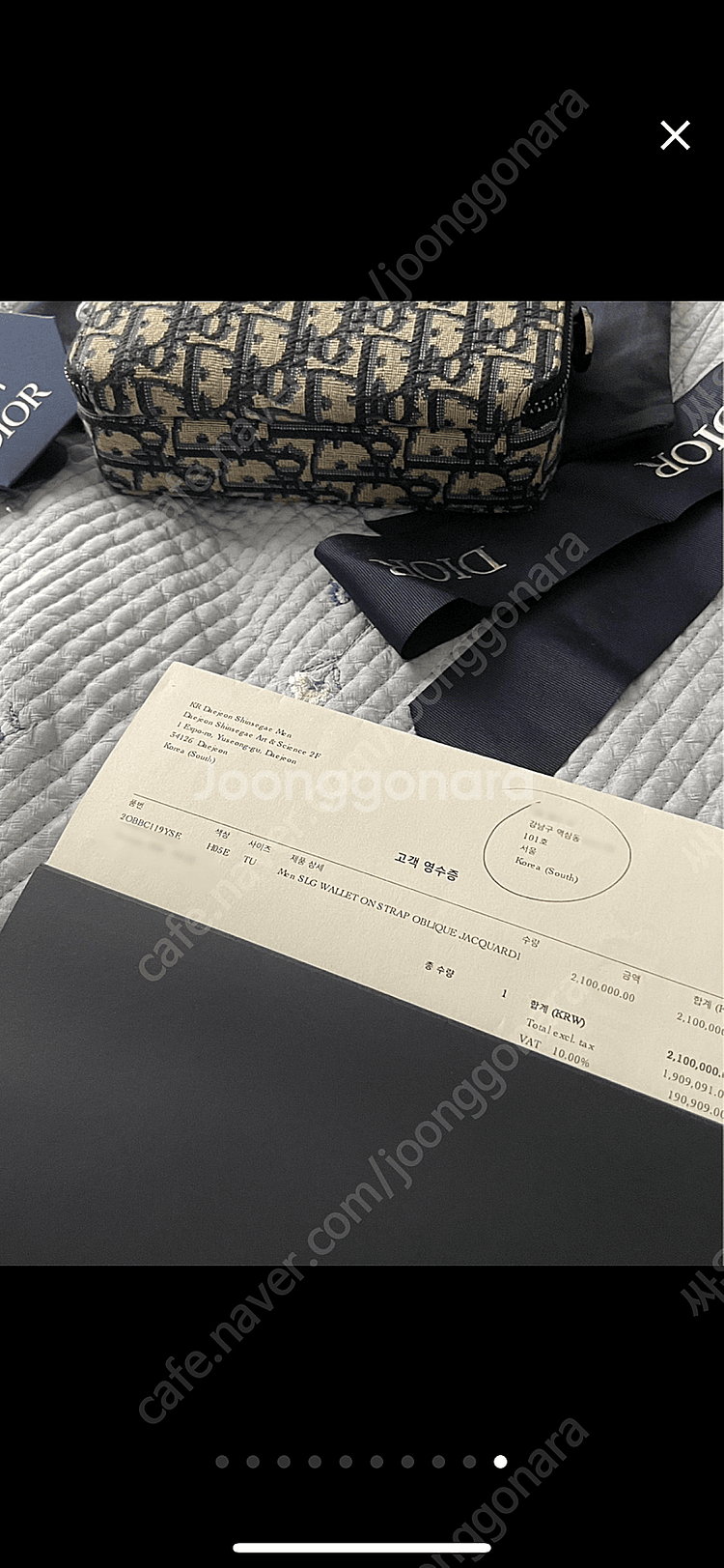 디올 오블리크 미니백--9