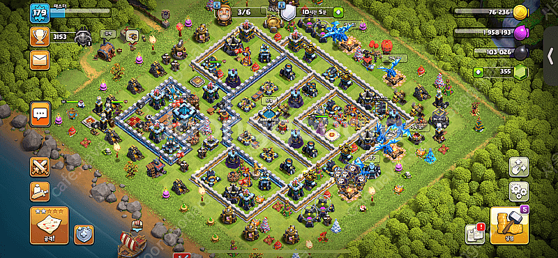 클래시오브클랜 ’전설‘ 갔던 13홀 판매--0