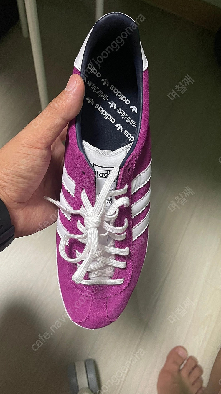 아디다스 가젤 찐보라 새상품 270사이즈 팝니다 새상품 이미지