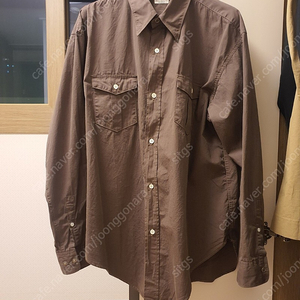 피그벨 Workday shirt (2023ss: 2사이즈; 올드브라운)