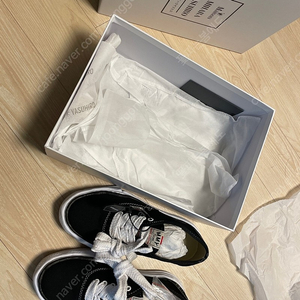 미하라 야스히로 베이커 0G Sole Low Cut Sneakers Black(미개봉 새제품)