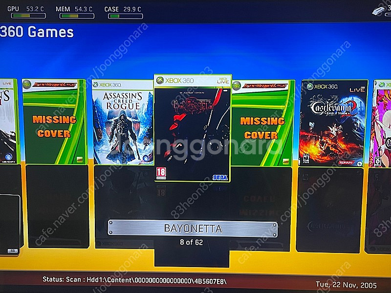 xbox360 제스퍼 하드500기가--3