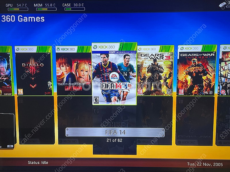 xbox360 제스퍼 하드500기가--5