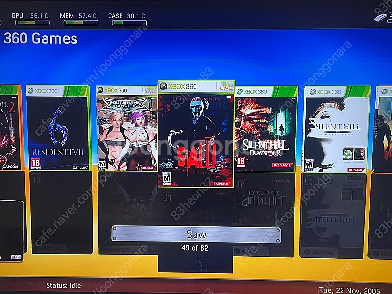 xbox360 제스퍼 하드500기가--9