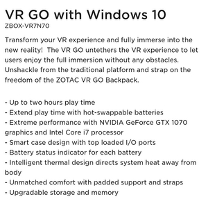 zotac zbox vr go 1세대