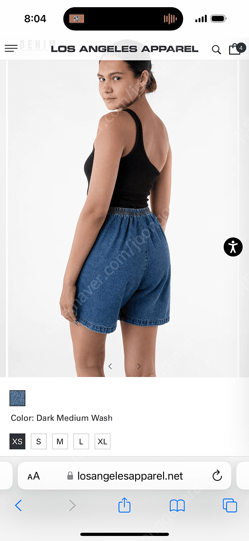 로스앤젤레스 어패럴 los angeles apparel... 여성의류 중고나라