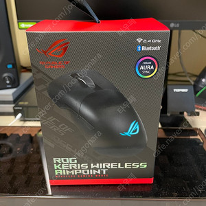 ASUS ROG KERIS WIRELESS AIMPOINT 블랙 마우스 미개봉