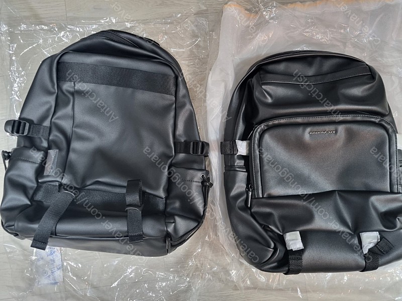 새거 만다리나덕백팩 Gnt01651 16만원(왼)/ 중고나라 안심