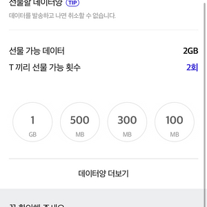 Skt 데이터 2기가에 2500원