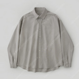 (라퍼지스토어 Lafudge store) 사티보이 빅오버 옥스포드 셔츠 (Taupe Gray)