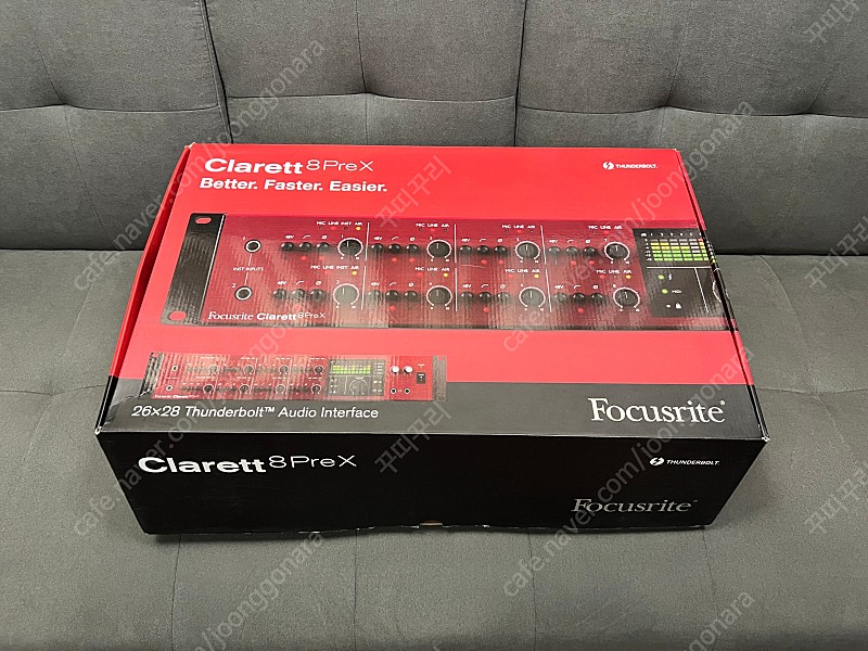 Focusrite Clarett 8 pre x 클라렛 오디오/홈시어터 중고나라
