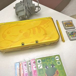 소장용] 닌텐도 3DS XL 피카츄 에디션 + 게임팩,