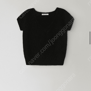 Sienna v-neck short sleeve knit (black)