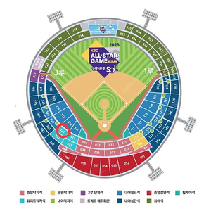 [정가양도] 2023 퓨처스 KBO 올스타전 프라이데이 중앙탁자석 3루 내야필드석 3루 와이드탁자석 3연석 4연석 양도 부산 사직야구장 명당