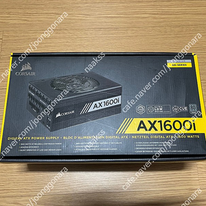 커세어 ax1600i 파워 팝니다. 국내 정발 제품 35만원 (AS는 2025년 7월 까지)