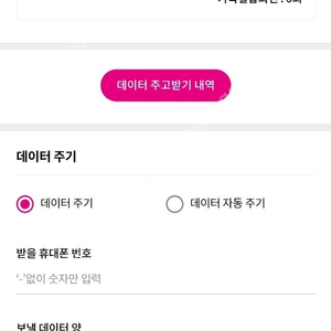 LGU+ (엘지유플러스) 데이터 1GB 3000원에 판매합니다.