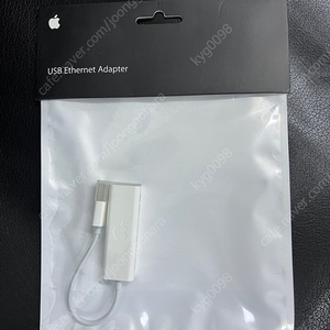 애플 정품 USB 이더넷 어답터 MC704FE/A (Model A1277) / 23,000원 / 재고 9개