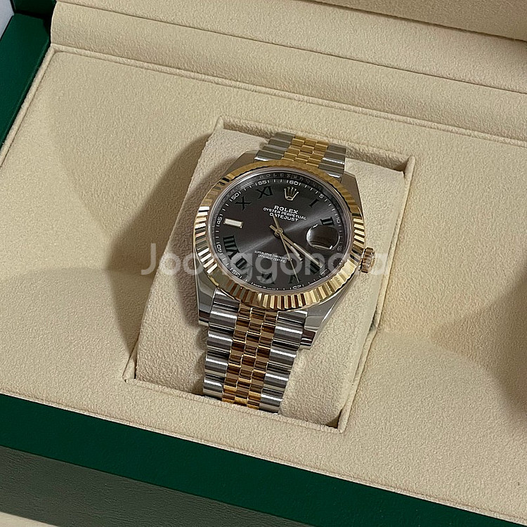 롤렉스 데이저스트 41 윔블던 콤비 플루 쥬빌--1