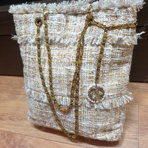 한섬 마인 MINE 트위드 숄더 가방